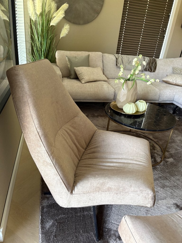 Fauteuil als nieuw, Ophalen, 75 tot 100 cm, Zo goed als nieuw, Stof