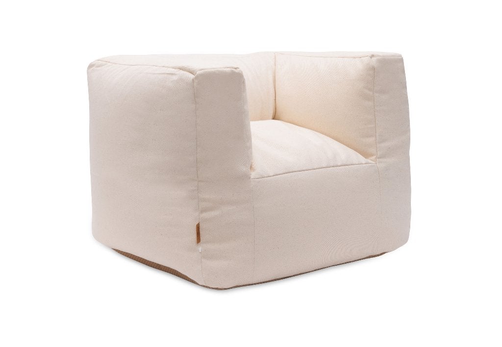 Kinderzitzak Fauteuil Twill Naturel Jollein, Diepstroeten 1 9405 TK Assen, Ophalen of Verzenden, Klantenservice@jollein.com, Nieuw