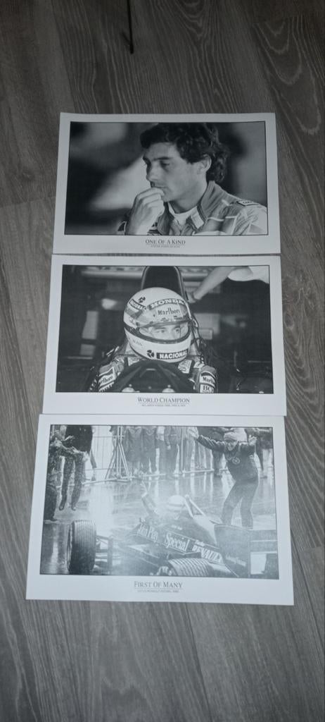 Ayrton Senna afbeelding 3x, Ophalen, Auto's
