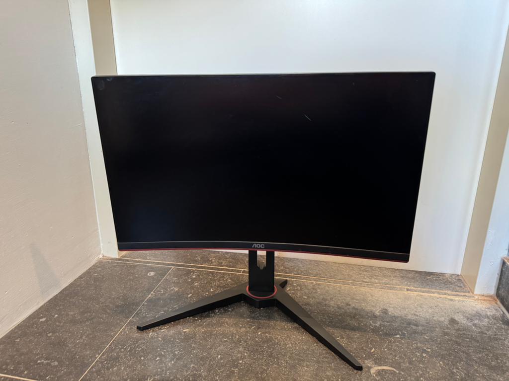 Aoc 24 inch gaming monitor, Computers en Software, Monitoren, Ophalen, 101 t/m 150 Hz, Curved, Full HD