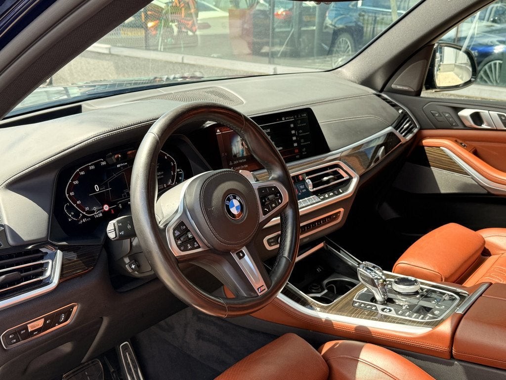 BMW X5 xDrive45e M-Sport Individual | ACC | H/K | Skylounge, Auto's, BMW, Automaat, Gebruikt, X5, Blauw