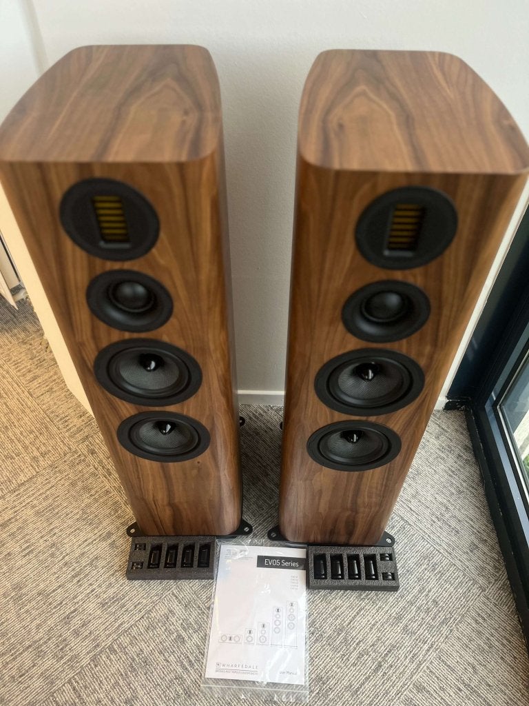 Wharfedale EVO 5.4 Vloerstaande Luidspreker 3Weg - Walnoot**, Niet ingevuld, Niet ingevuld, Nieuw, Niet ingevuld
