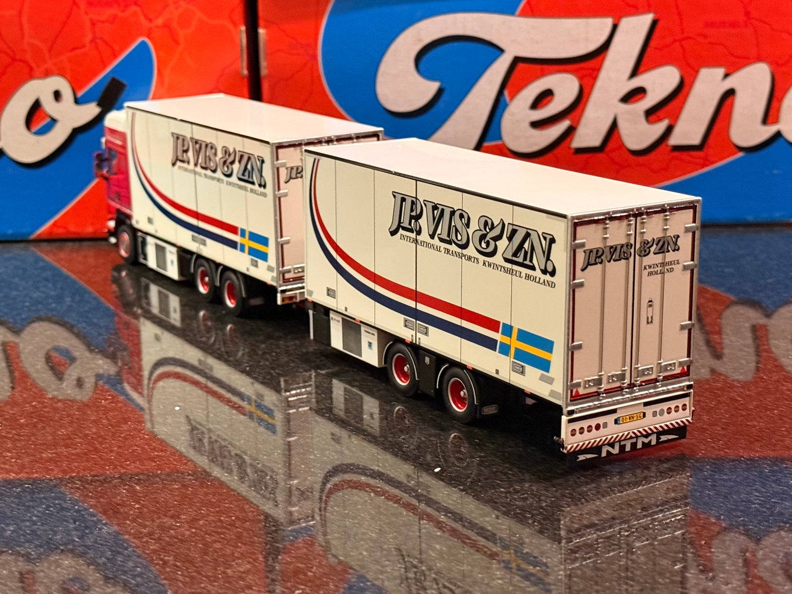 WSI - Scania Streamline JP. Vis combi, Ophalen of Verzenden, Zo goed als nieuw, Bus of Vrachtwagen, Wsi