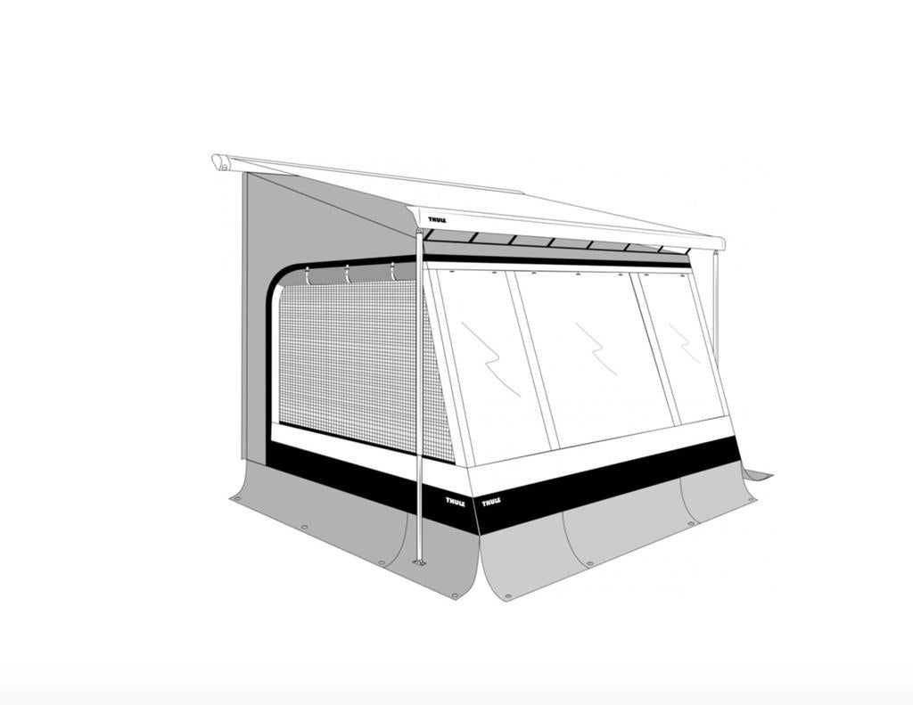 Thule Easylink 310, Caravans en Kamperen, Ophalen, Gebruikt