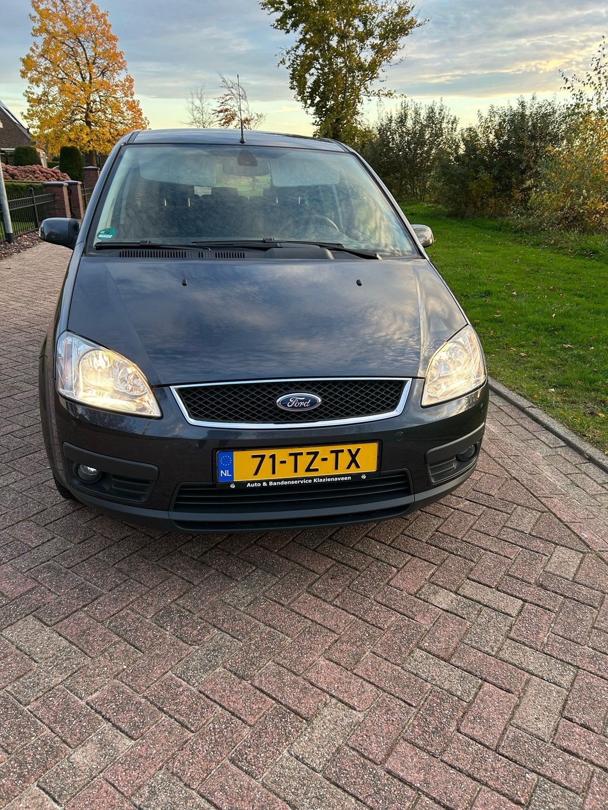 Ford C-Max 2.0 107KW 2007 Grijs 1e Eigenaar Weinig KM 125000, Auto's, Ford, Voorwielaandrijving, 145 pk, 4 cilinders, Handgeschakeld