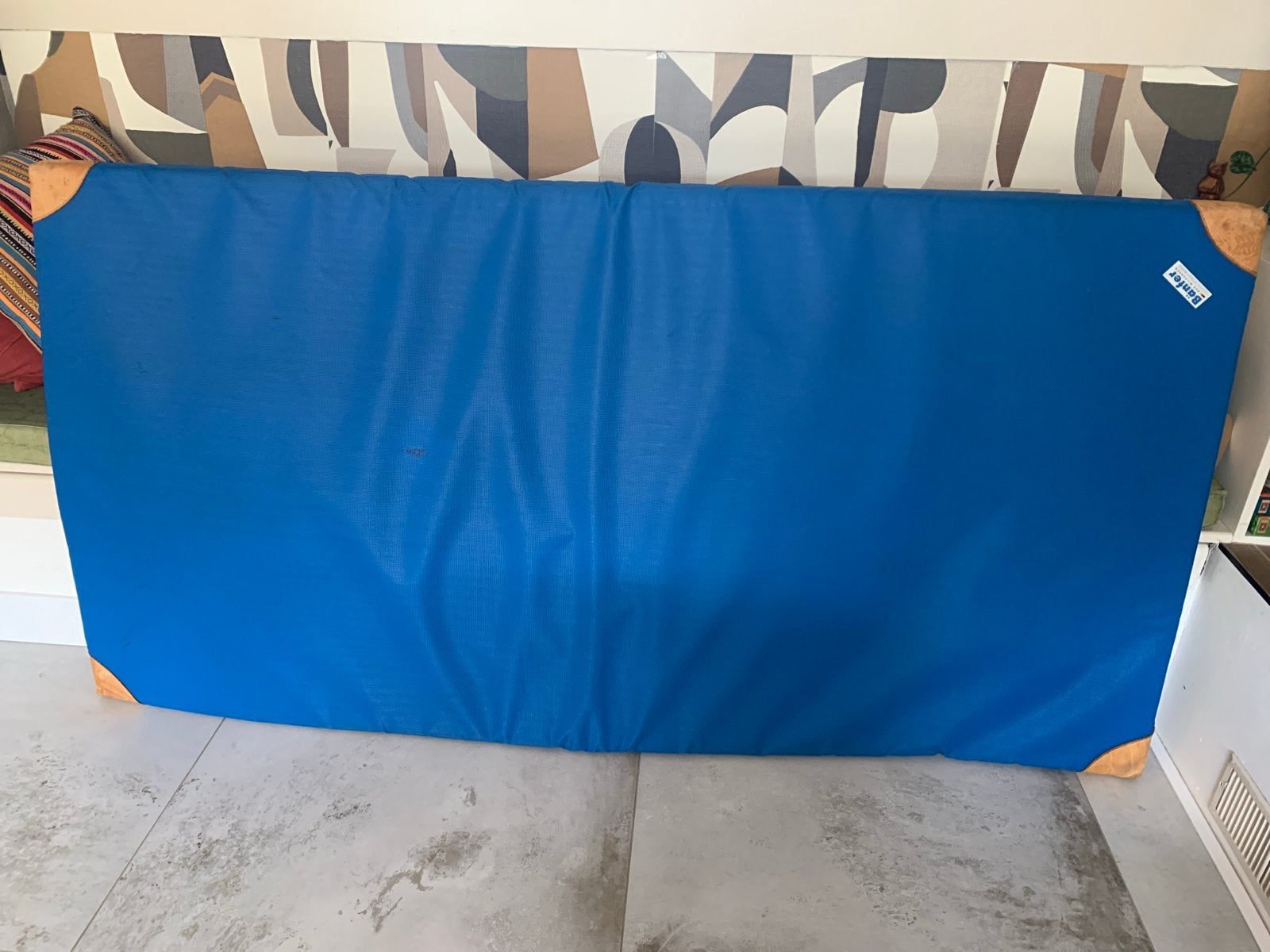 Bänfer turnmat 1x2 meter - Blauw, Ophalen, Gebruikt, Groter dan maat 42, Blauw