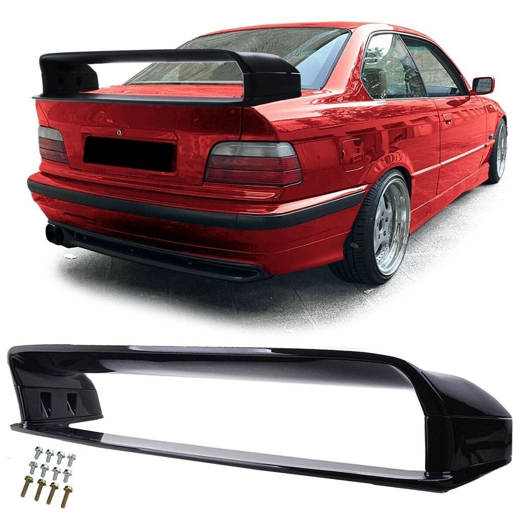 Achterklep Spoiler Voor Bmw E36 Glans Zwart GT Style, Auto diversen, Tuning en Styling, Verzenden, Automotive Parts, A.parts@hotmail.nl