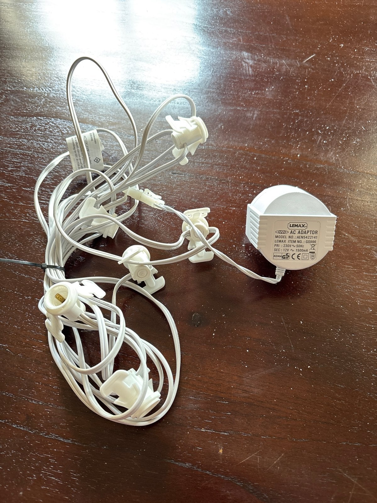 Lemax AC Adapter voor 6 lampjes, Ophalen of Verzenden, Zo goed als nieuw