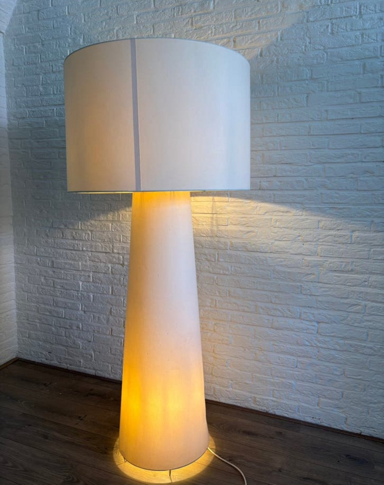 Originele Marcel Wanders Capellini big shadow vloerlamp, Ophalen, Zo goed als nieuw, 150 tot 200 cm