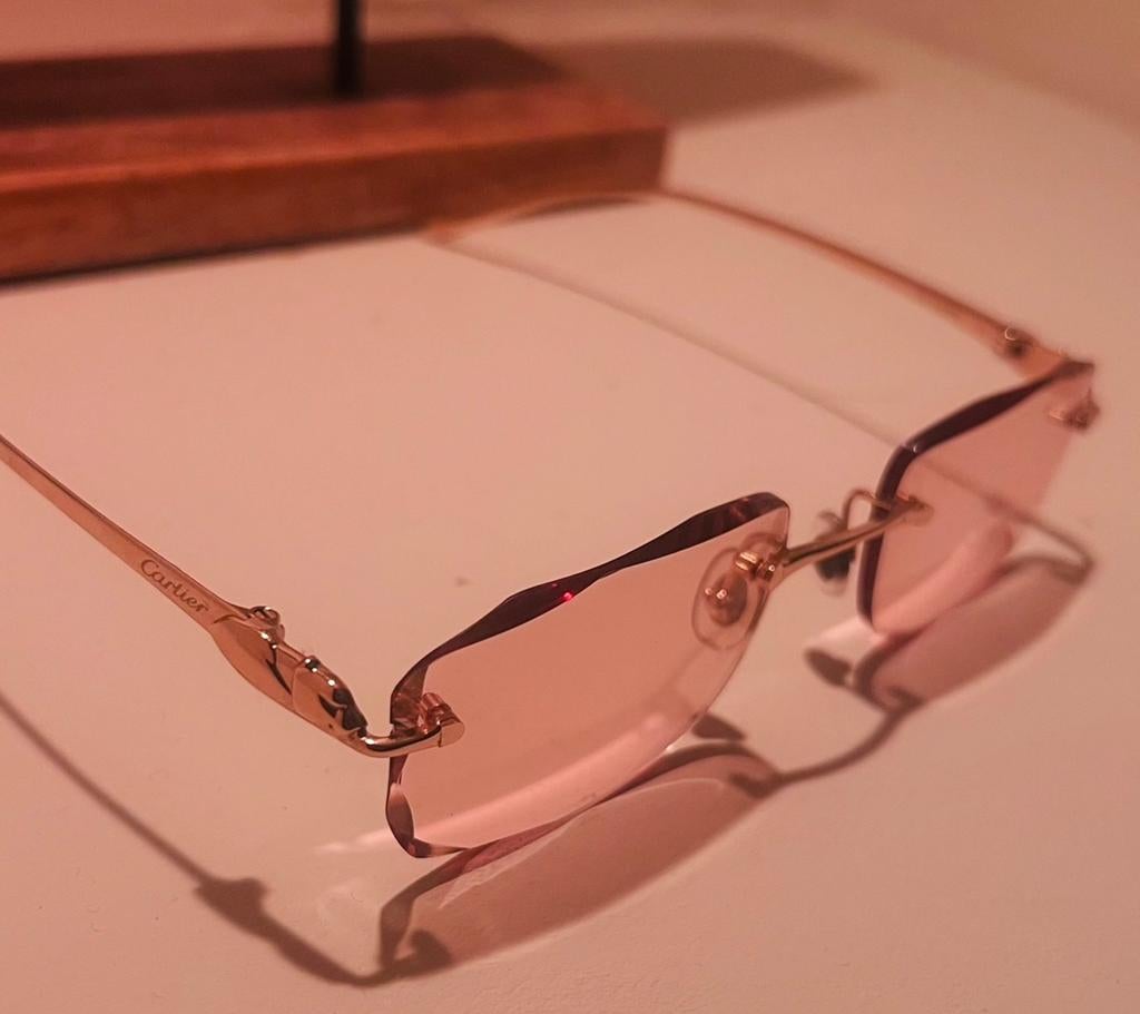 Cartier Panthere Zeiss Glazen (alleen glazen), Ophalen, Zo goed als nieuw, Overige merken