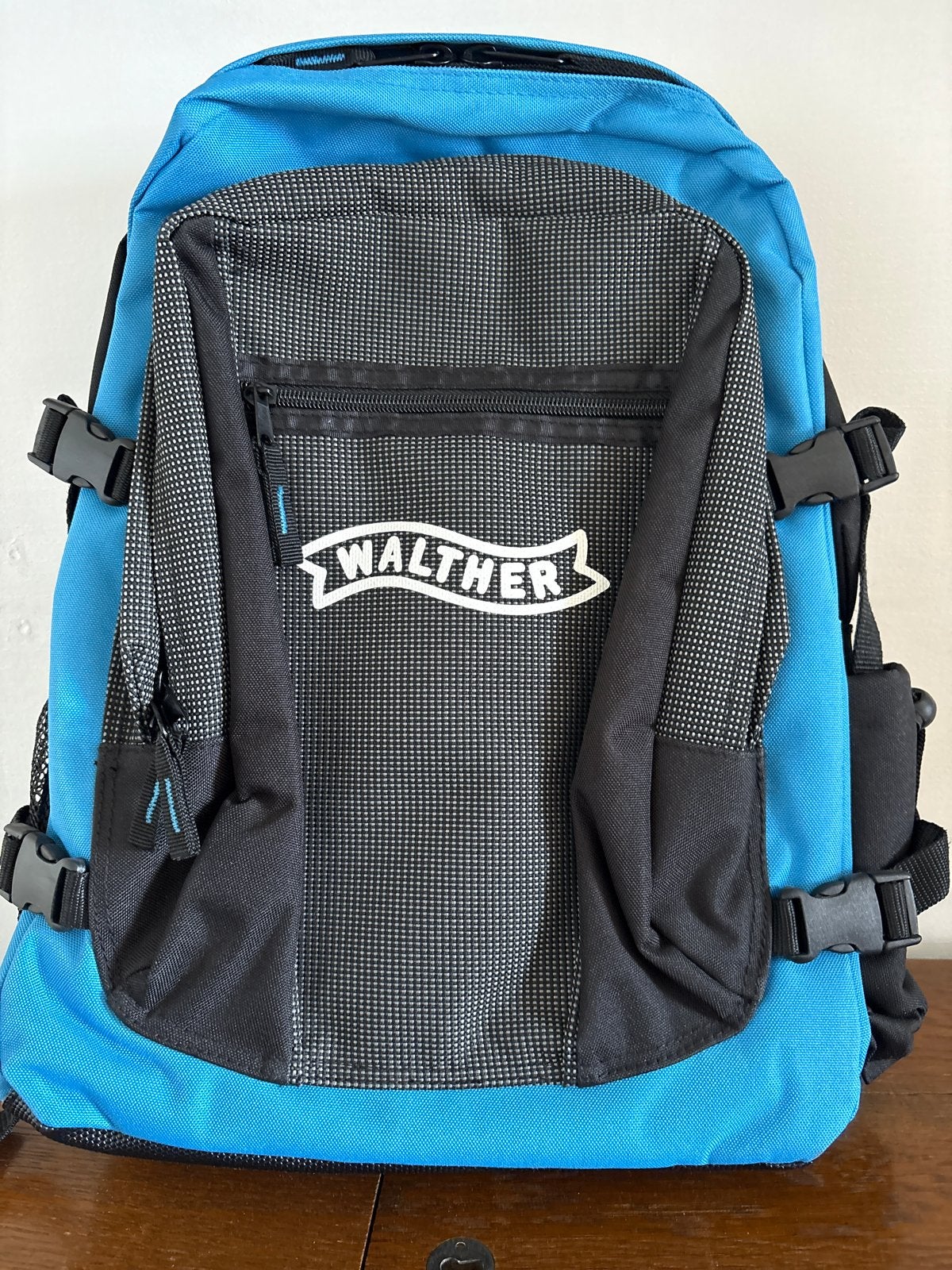 Walther Rugzak - Blauw/Zwart NIEUW Big Bag LP, Sieraden, Tassen en Uiterlijk, 25 tot 40 cm, Nieuw, Ophalen of Verzenden, Overige merken