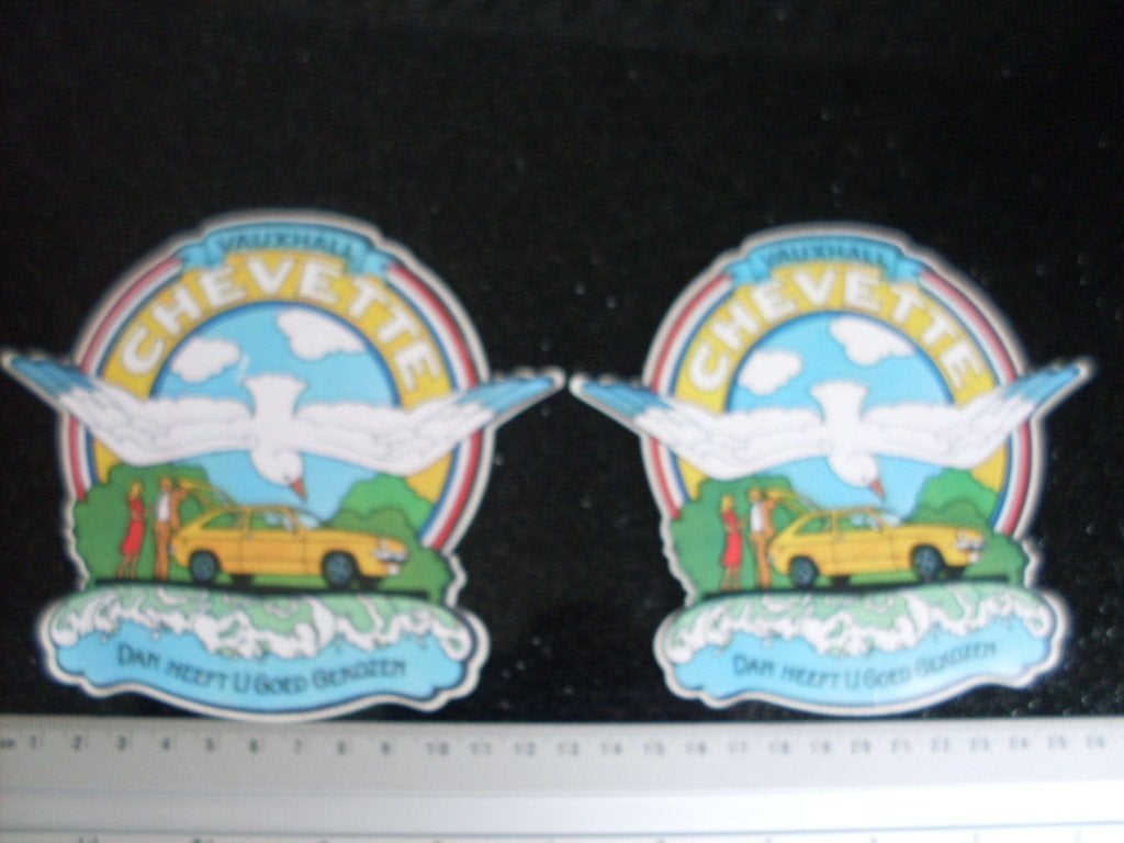 2x sticker vauxhall chevette dan heeft U goed gekozen, Verzenden, Zo goed als nieuw, Auto of Motor