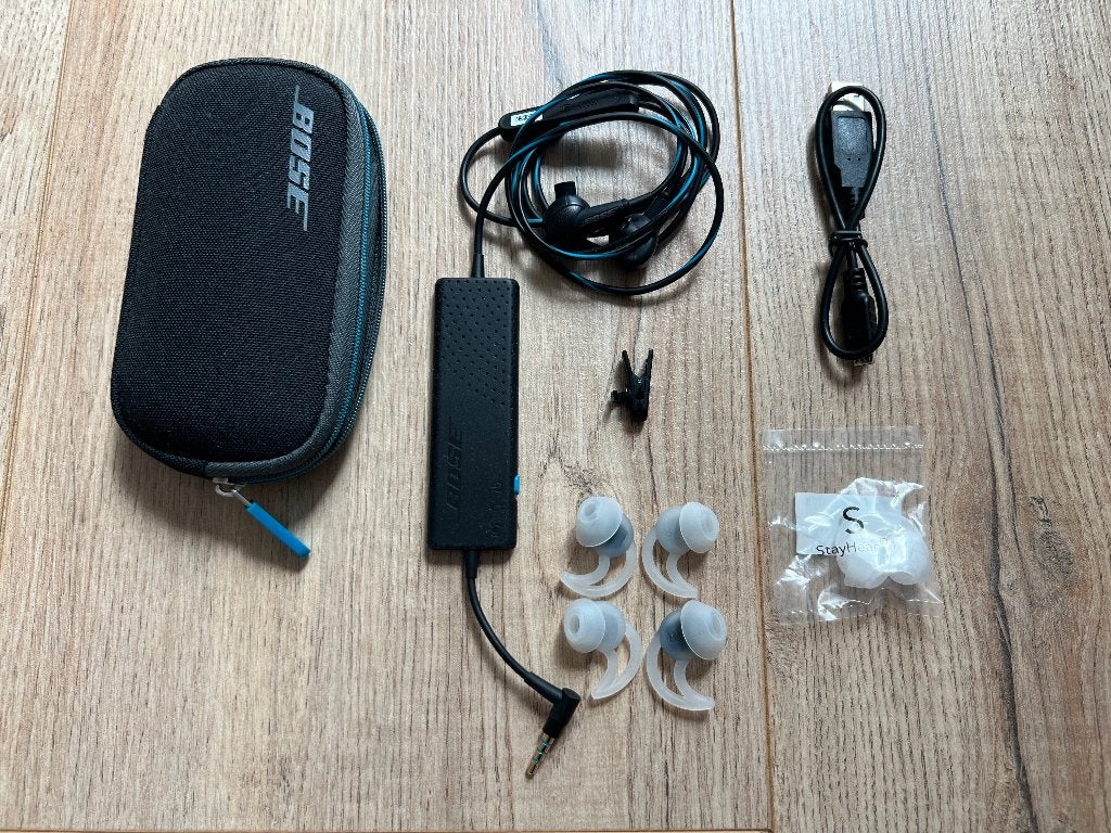 Bose QuietComfort 20 Noise Cancelling in-ear (Apple), In-ear, Verzenden, Zo goed als nieuw, Microfoon
