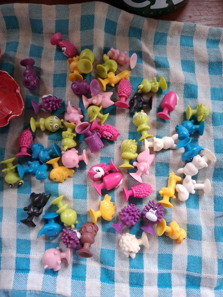Partijtje Stikeez actiefiguurtjes van Dirk van den Broek, Dirk, Bas of Digros, Ophalen of Verzenden