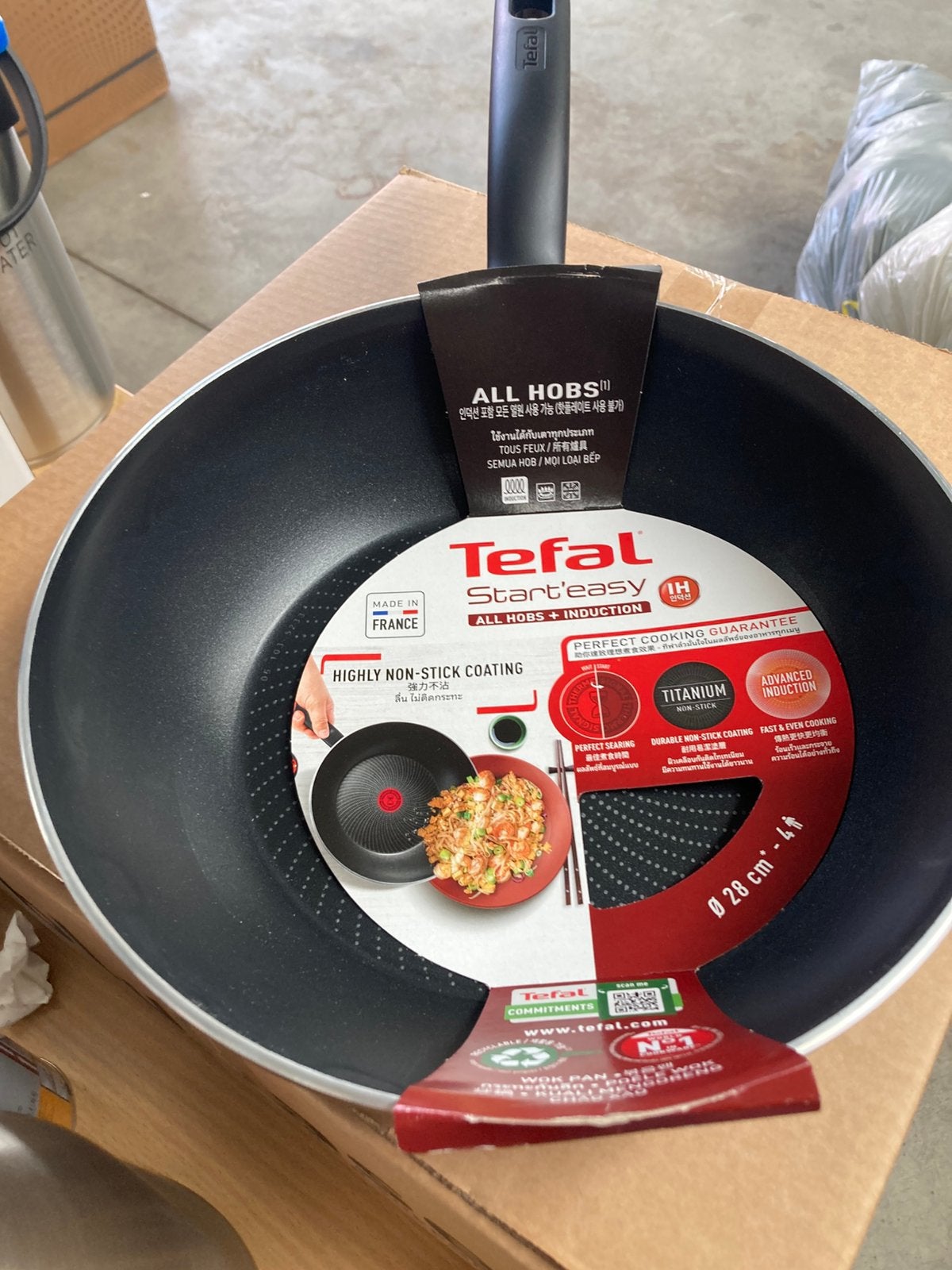 Tefal Easy All Hobs 28 cm, Koekenpan, Tefal, PFAS-vrij, Nieuw