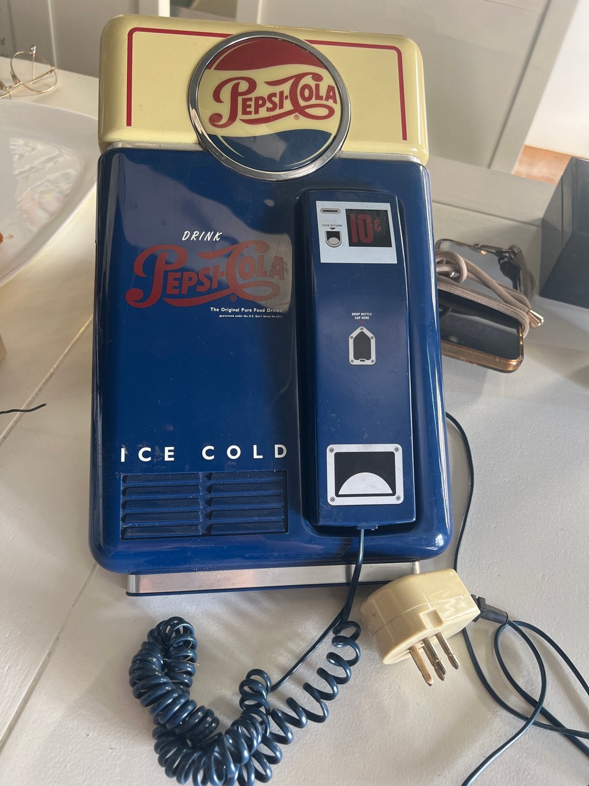 Vintage Pepsi-Cola kabel telefoon, Ophalen, Zo goed als nieuw