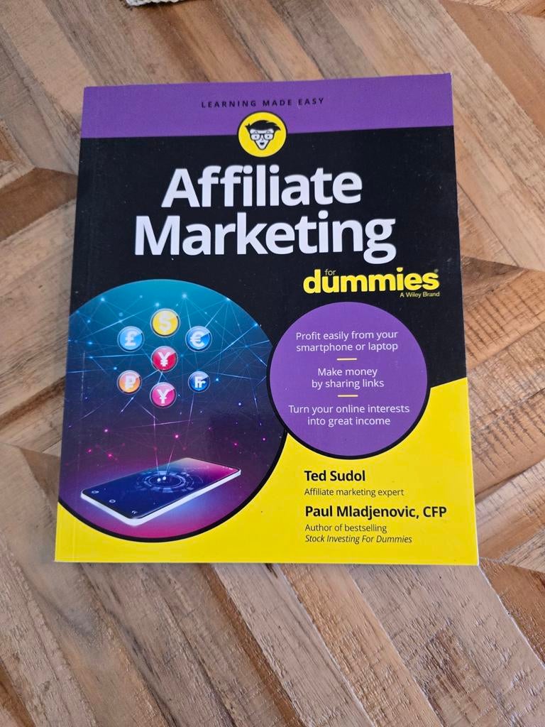 Affiliate Marketing For Dummies - Leer online geld verdienen, Ophalen of Verzenden, Zo goed als nieuw, E-commerce en Internet