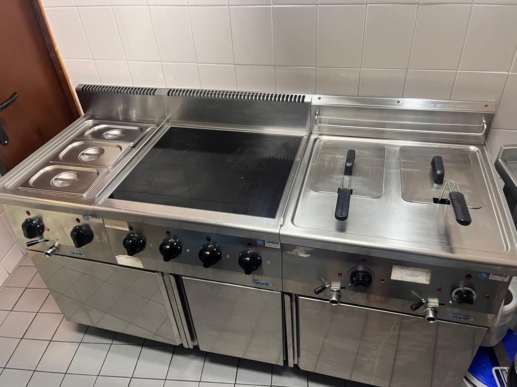 Frituurwand, Ophalen of Verzenden, Gebruikt, Fornuis, Frituur en Grillen