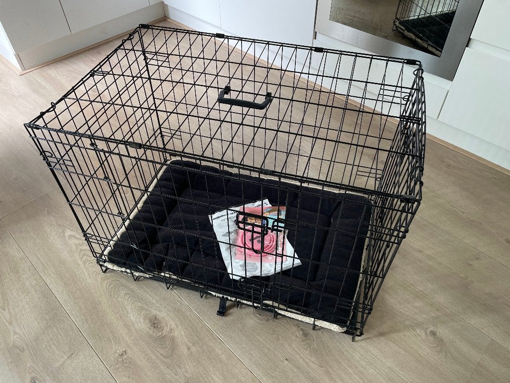 Foldable dog/cat metal cage, Dieren en Toebehoren, Ophalen, Nieuw