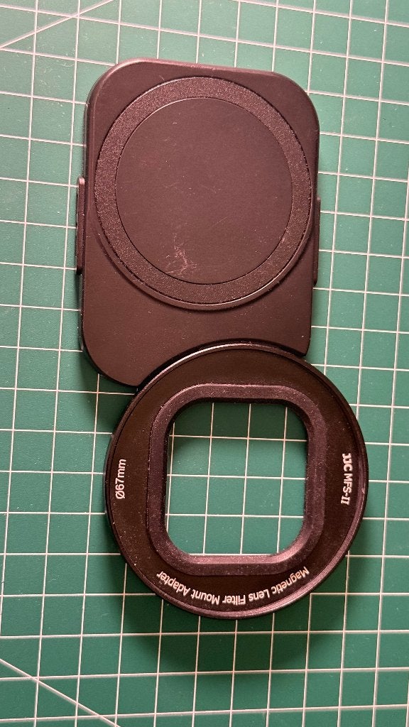 Magnetic NDFilter Adapter for iPhone 14/15/16 Series, Telecommunicatie, Gebruikt, IPhone 16 Pro, Overige merken, Ophalen of Verzenden