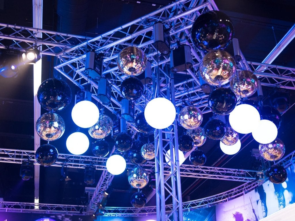 EUROLITE Mirror Ball 30cm black Spiegelbol zwart, Geluidgestuurd, ., Discobol, Nieuw