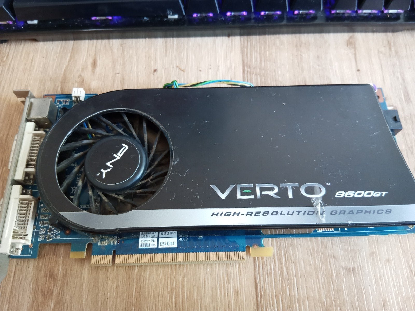 PNY GeForce 9600GT 512MB, Computers en Software, Videokaarten, Gebruikt, PCI-Express 2, GDDR3, Ophalen of Verzenden