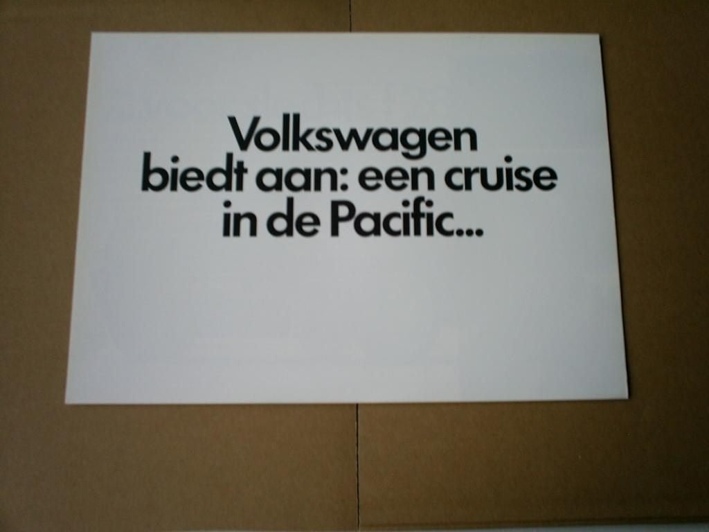 VW Jetta Pacific 10 / 1990 4 pag., Verzenden, Zo goed als nieuw, Volkswagen