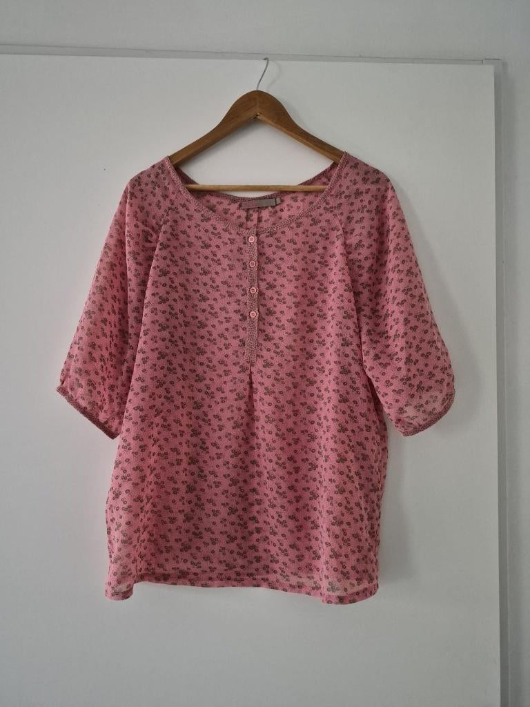 Blouse Saint Tropez maat L dames - roze, Maat 42/44 (L), Ophalen of Verzenden, Zo goed als nieuw, Roze