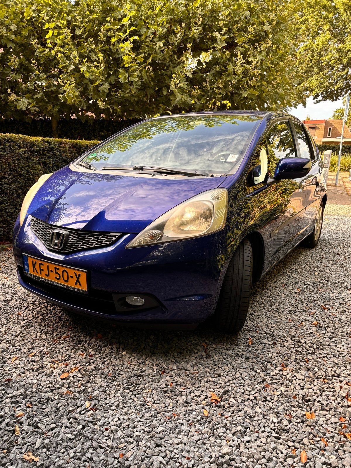 Honda Jazz 1.4 Elegance AUT 2009 saffierblauw, 450 kg, 4 cilinders, Blauw, 1055 kg