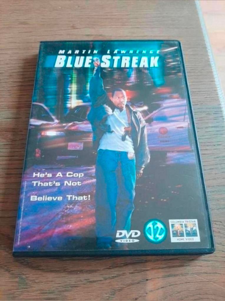 Blue Streak dvd. Martin Lawrence uit Bad Boys., Cd's en Dvd's, Dvd's | Komedie, Zo goed als nieuw, Actiekomedie, Vanaf 12 jaar