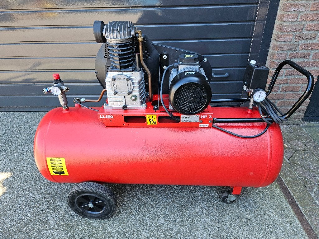 Compressor Shamal 3Pk met 150 liter tank, 100 liter of meer, Ophalen, Gebruikt