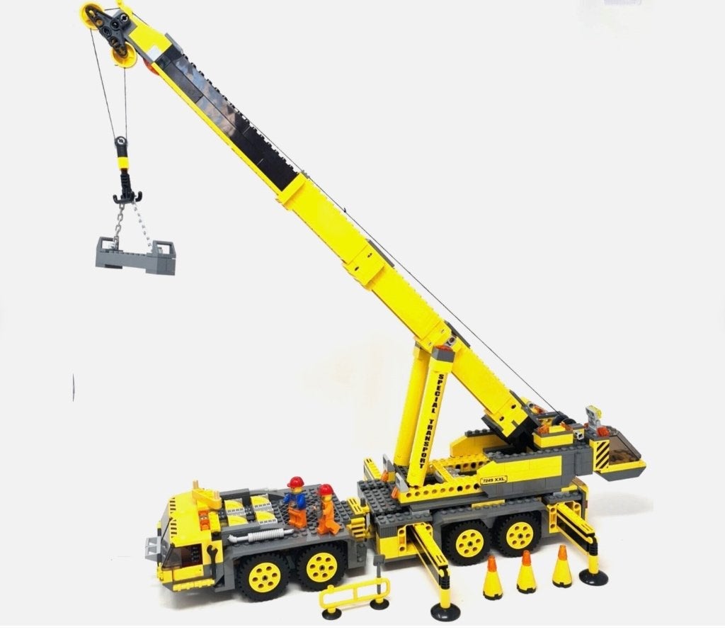 LEGO City XXL Mobiele Kraan set 7249, compleet., Lego, Ophalen of Verzenden, Compleet, Complete set