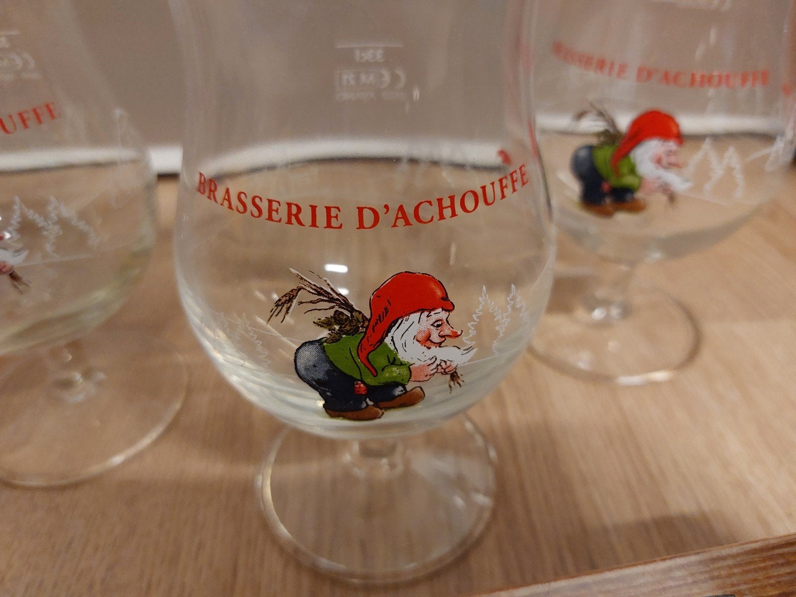 Chouffe glazen + spel plezant gezelschap, Ophalen of Verzenden
