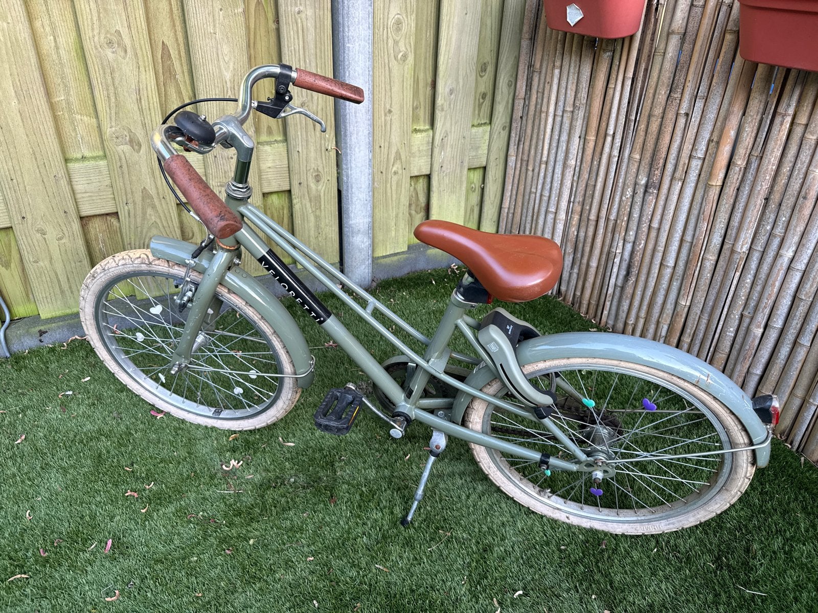 Veloretti kinderfiets - Groen - 20 inch, Ophalen, Gebruikt, Terugtraprem, 20 inch of meer