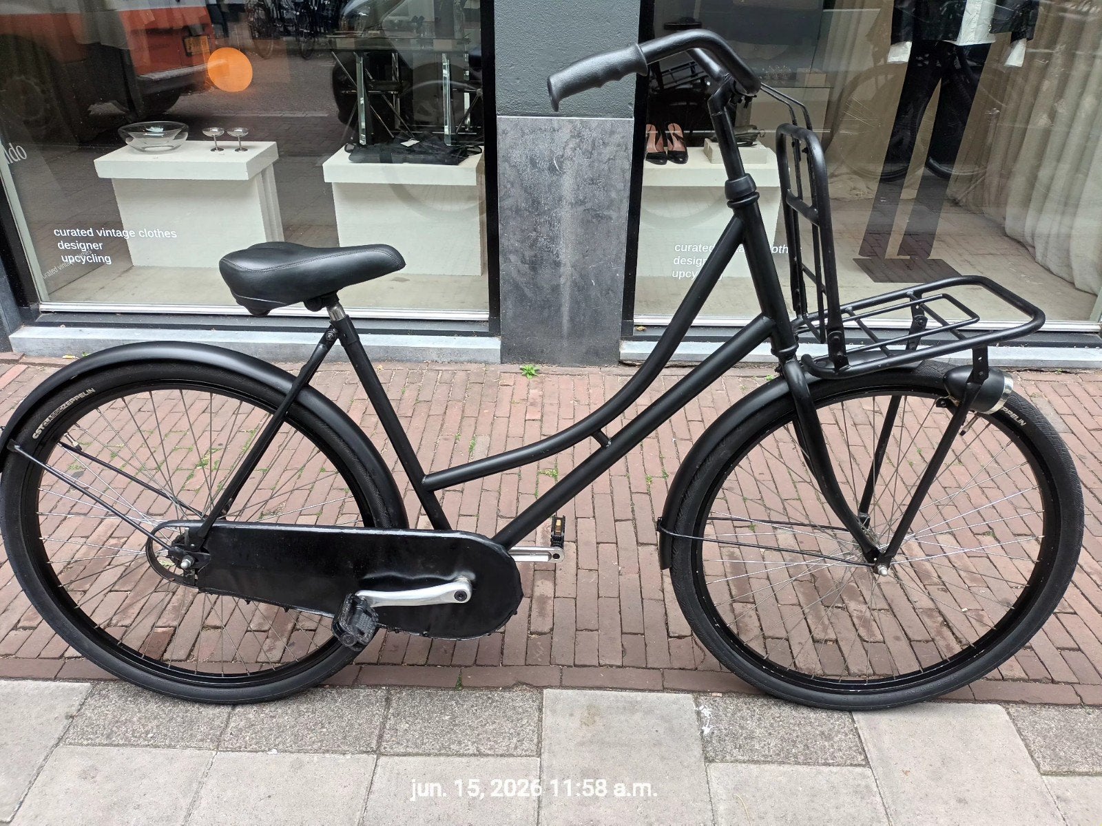 Omafiets met Rekje & Koplamp, Fietsen en Brommers, Fietsen | Dames | Omafietsen, 53 tot 56 cm, Ophalen, Gebruikt, Terugtraprem