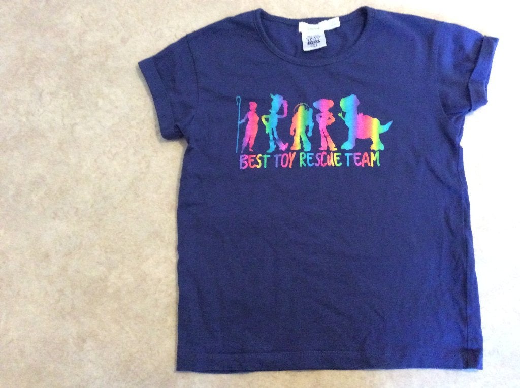 Bossini Toy Story 4 T-shirt maat 68 "Best Toy Rescue Team", Gebruikt, Bossini, Ophalen of Verzenden, Jongetje