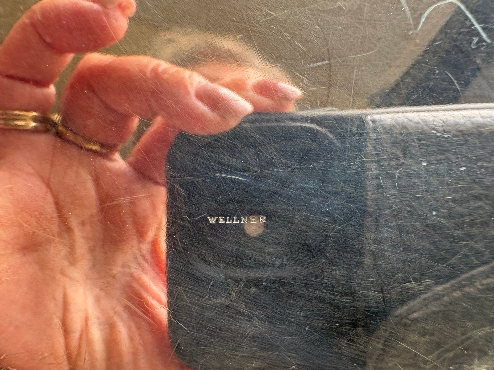 Vintage Wellner schaal - Verzilverd, Antiek en Kunst, Ophalen
