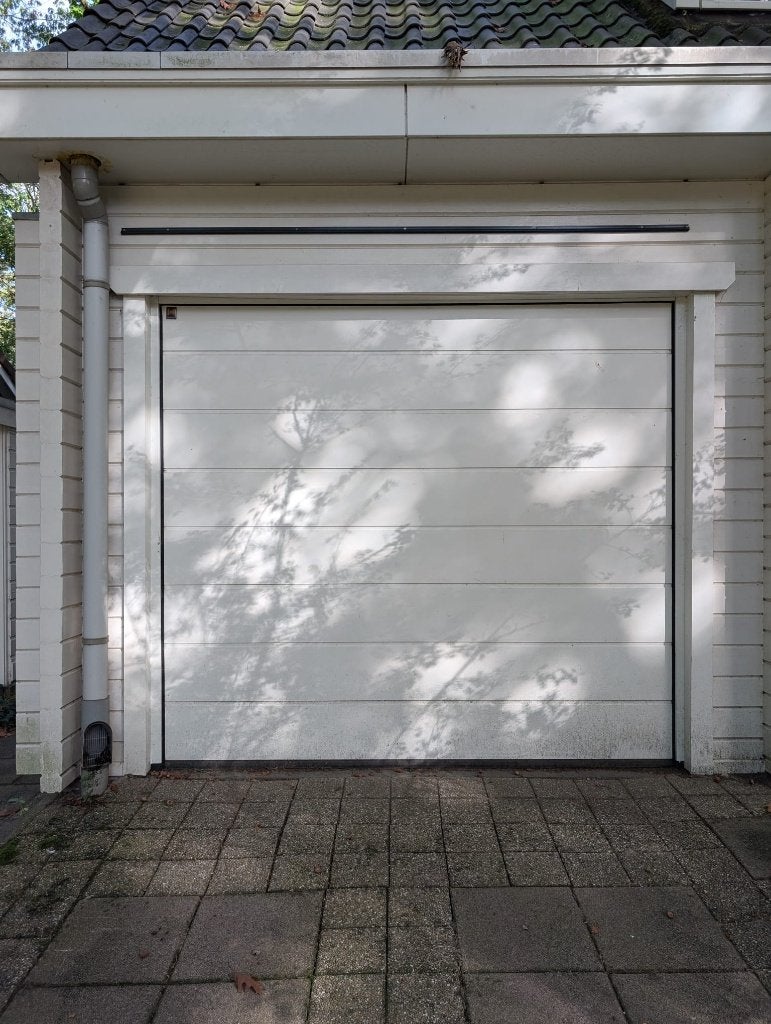 Elektrische garagedeur (Hormann 2375x2125mm), Ophalen, Gebruikt, Garagedeur, Metaal