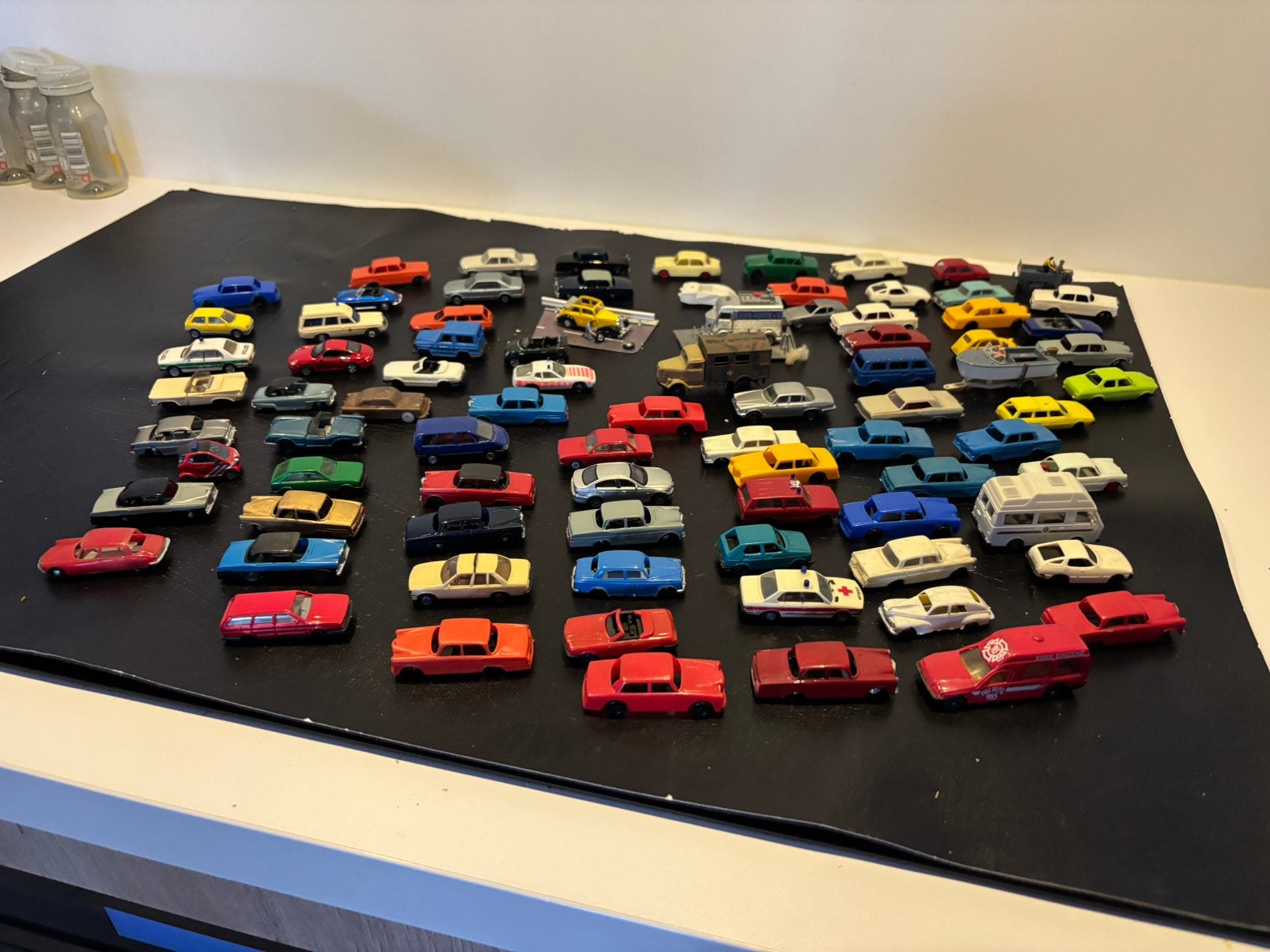 Meer dan 80 autos voor de ho baan, Overige merken, Gelijkstroom of Wisselstroom, Brug, Tunnel of Gebouw, Ophalen of Verzenden