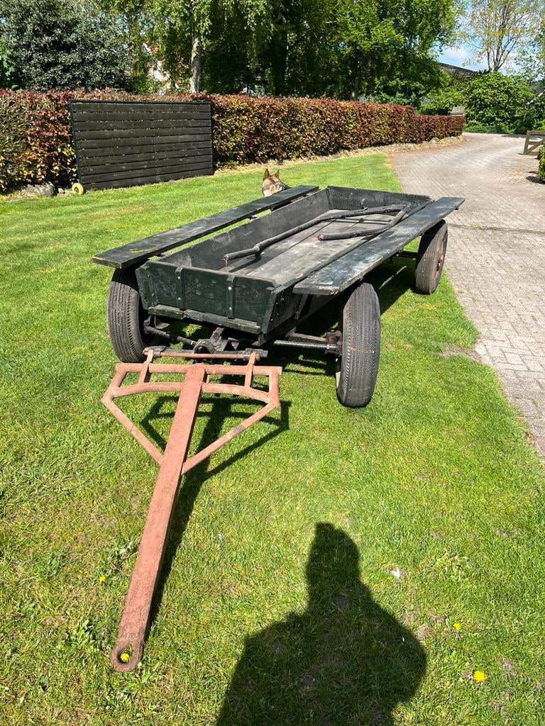Boerenwagen, Ophalen, Gebruikt