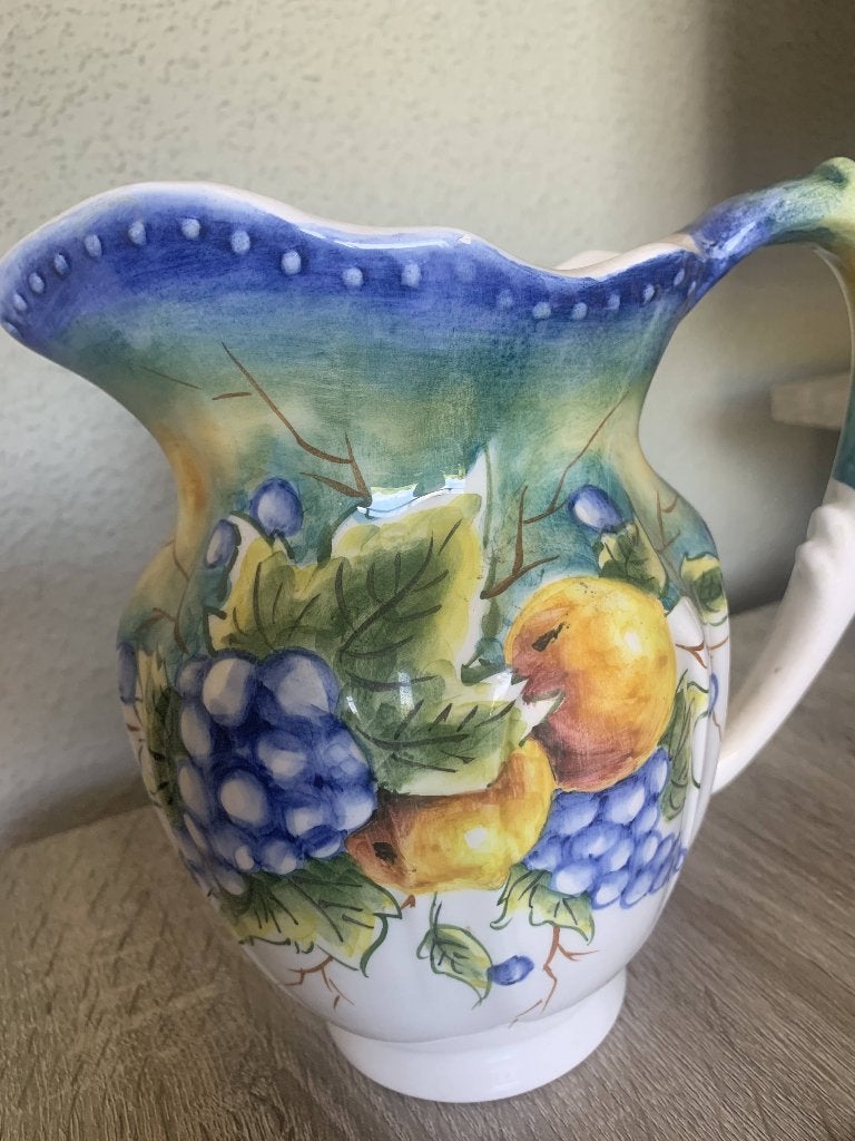 hand beschilderd en gesigneerde aardewerk kan uit Rhodos, Antiek en Kunst, Antiek | Keramiek en Aardewerk, Ophalen