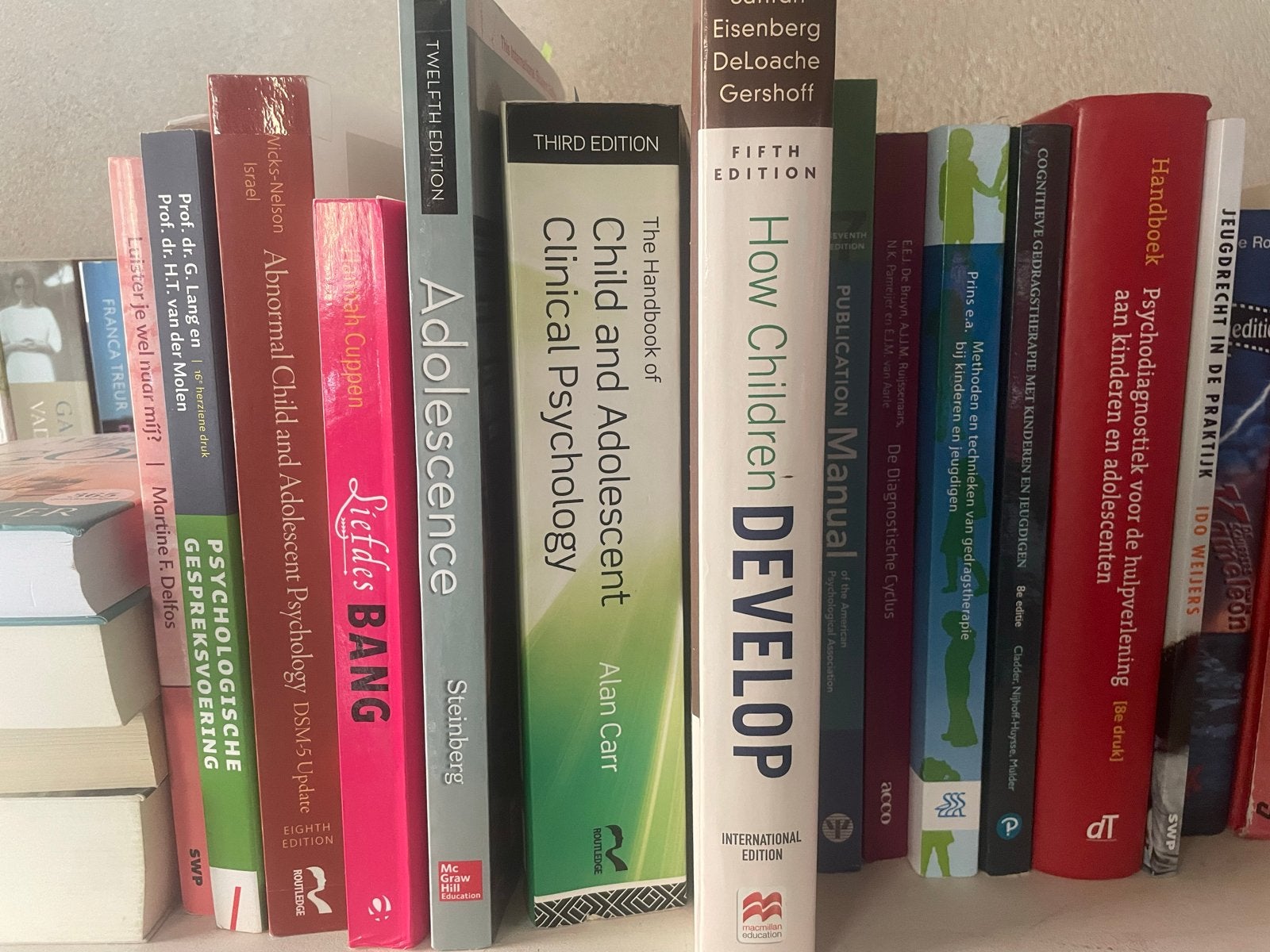 Diverse studieboeken psychologie/orthopedagogiek, Ophalen, Gamma, Gelezen, HBO