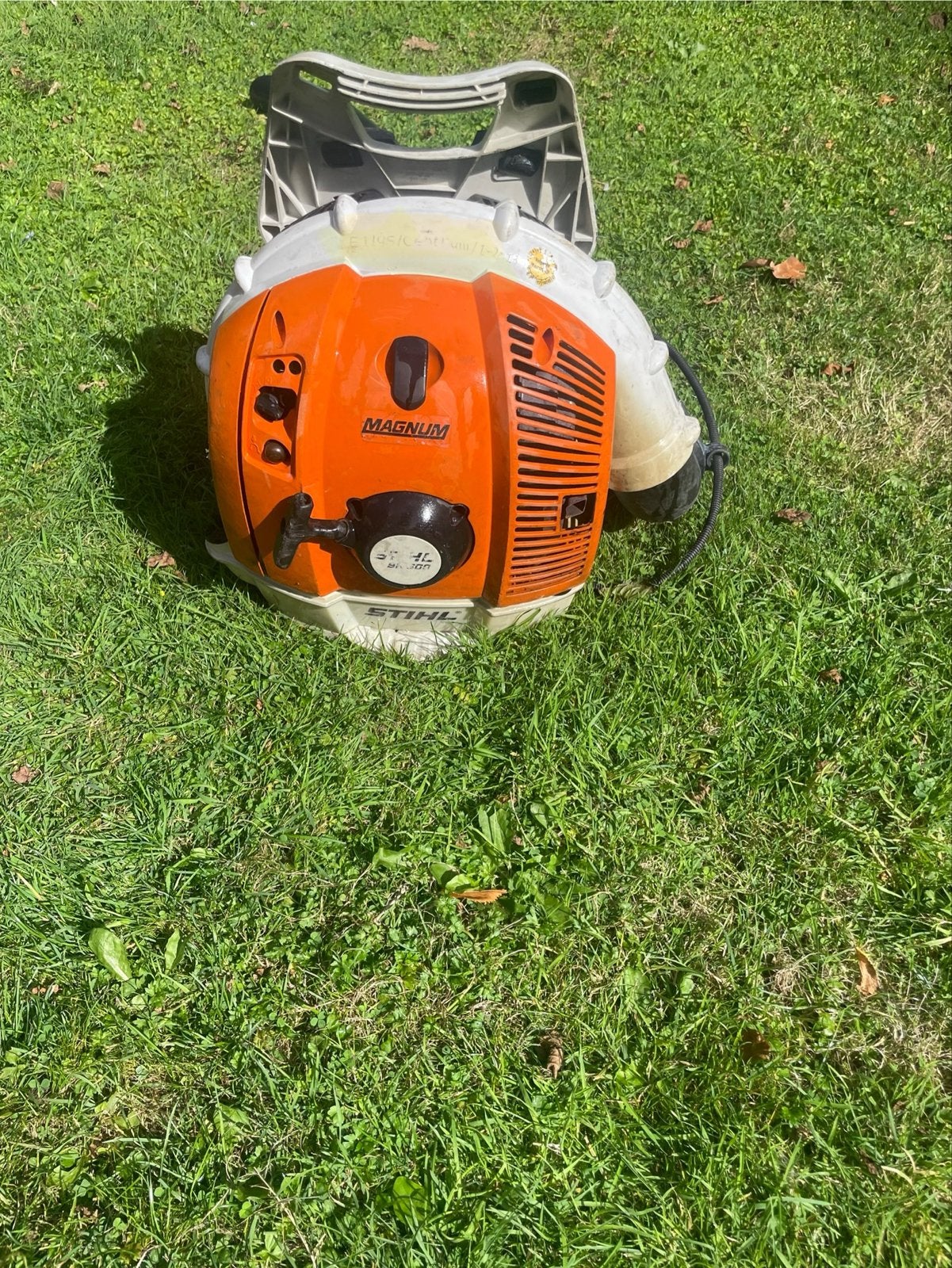 Stihl BR 600 Magnum Bladblazer - Krachtig en Betrouwbaar, Tuin en Terras, Ophalen, Gebruikt, Benzine, Ruggedragen