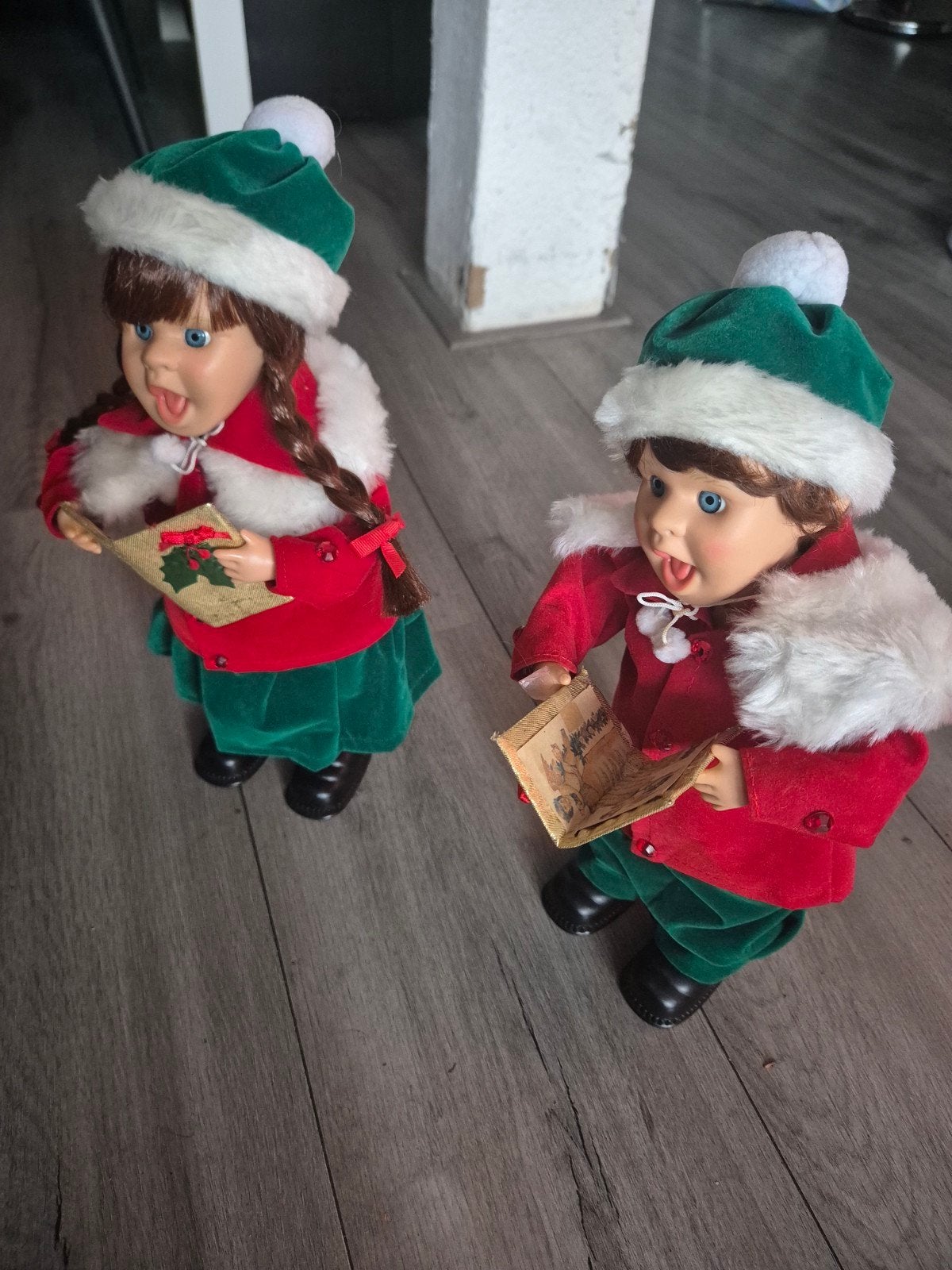 vintage Kerstkoor Popjes - Jongen en Meisje, Ophalen of Verzenden, Gebruikt, Jongen of Meisje
