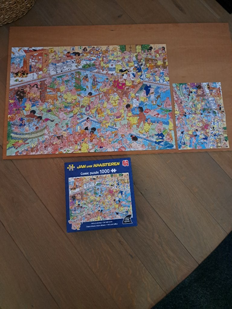 Jan van Haasteren puzzels 1000 en 1500 stukjes, Hobby en Vrije tijd, Denksport en Puzzels, Ophalen, 500 t/m 1500 stukjes, Zo goed als nieuw
