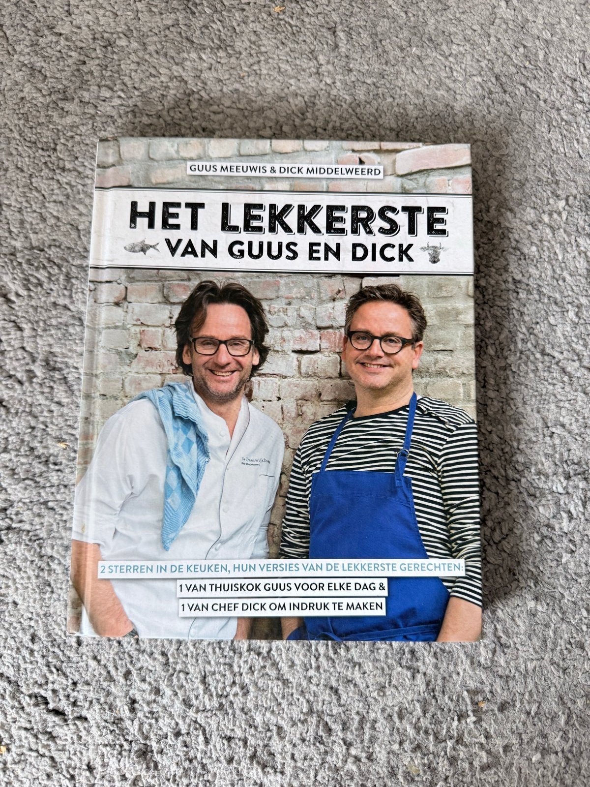 Het Lekkerste van Guus en Dick - Kookboek, Voorgerechten en Soepen, Ophalen of Verzenden, Zo goed als nieuw, Gezond koken