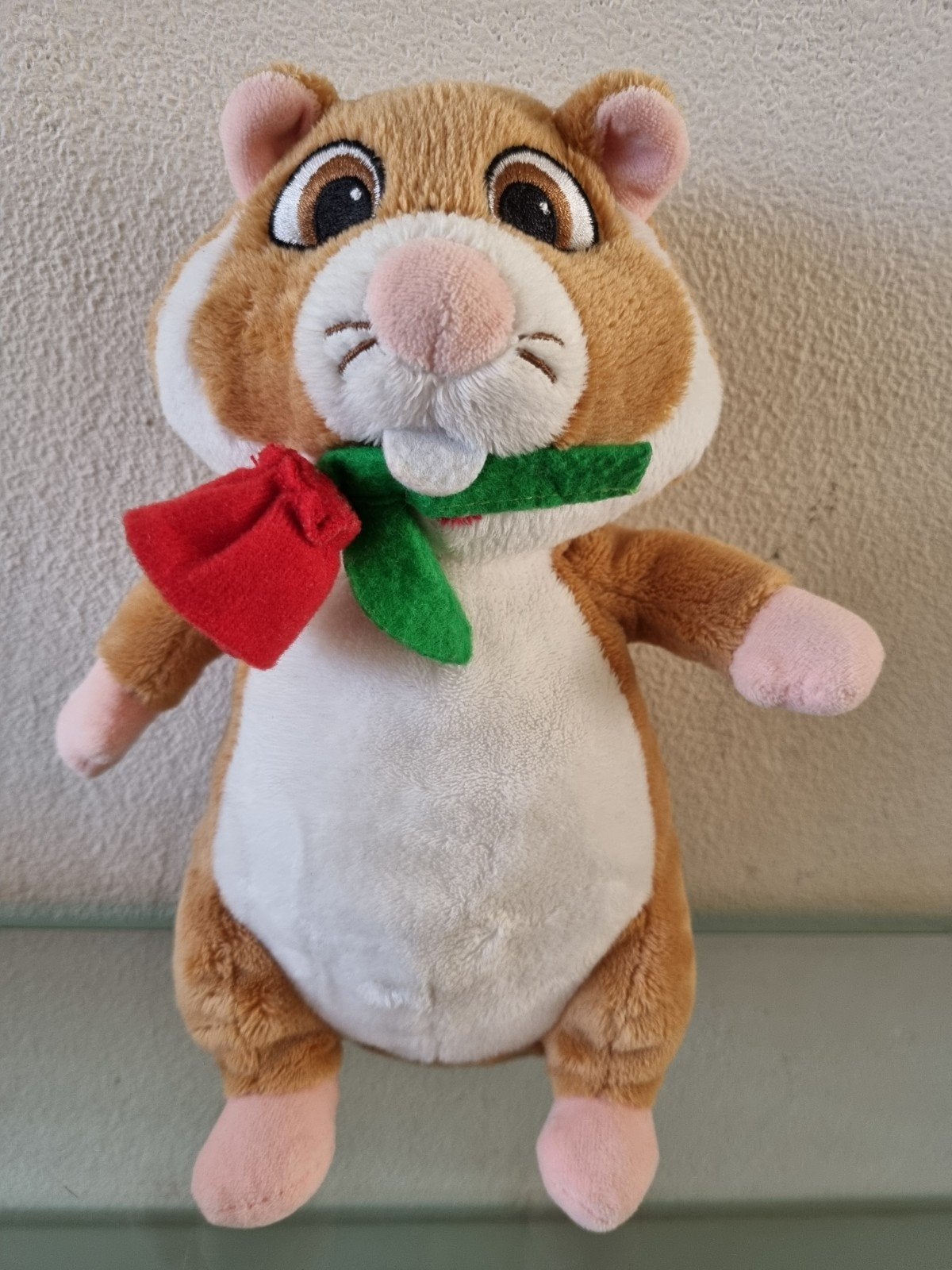 Orig,AH,HAMSTER VALENTIJN"ROOS",23cm,Label,Inwst!, Overige merken, Overige karakters, Hamster, Ophalen of Verzenden