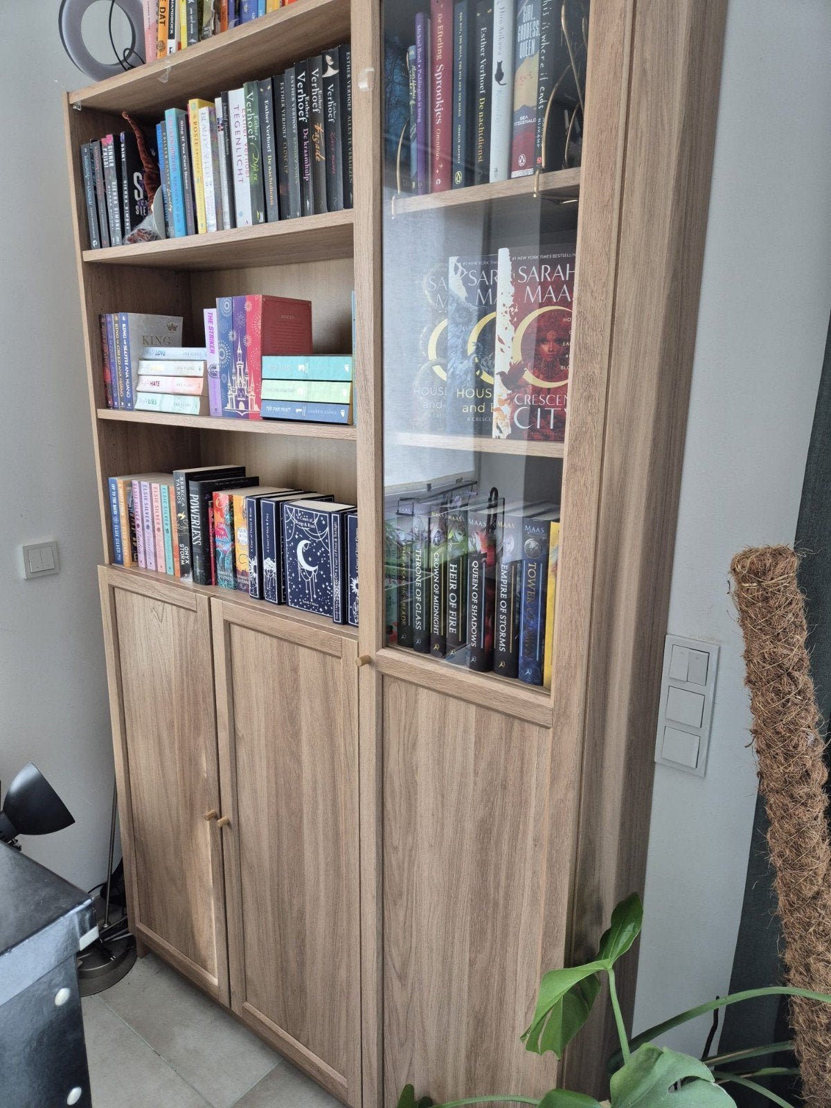 Ikea Billy/Oxberg boekenkast, Ophalen, Gebruikt, 200 cm of meer, 50 tot 100 cm
