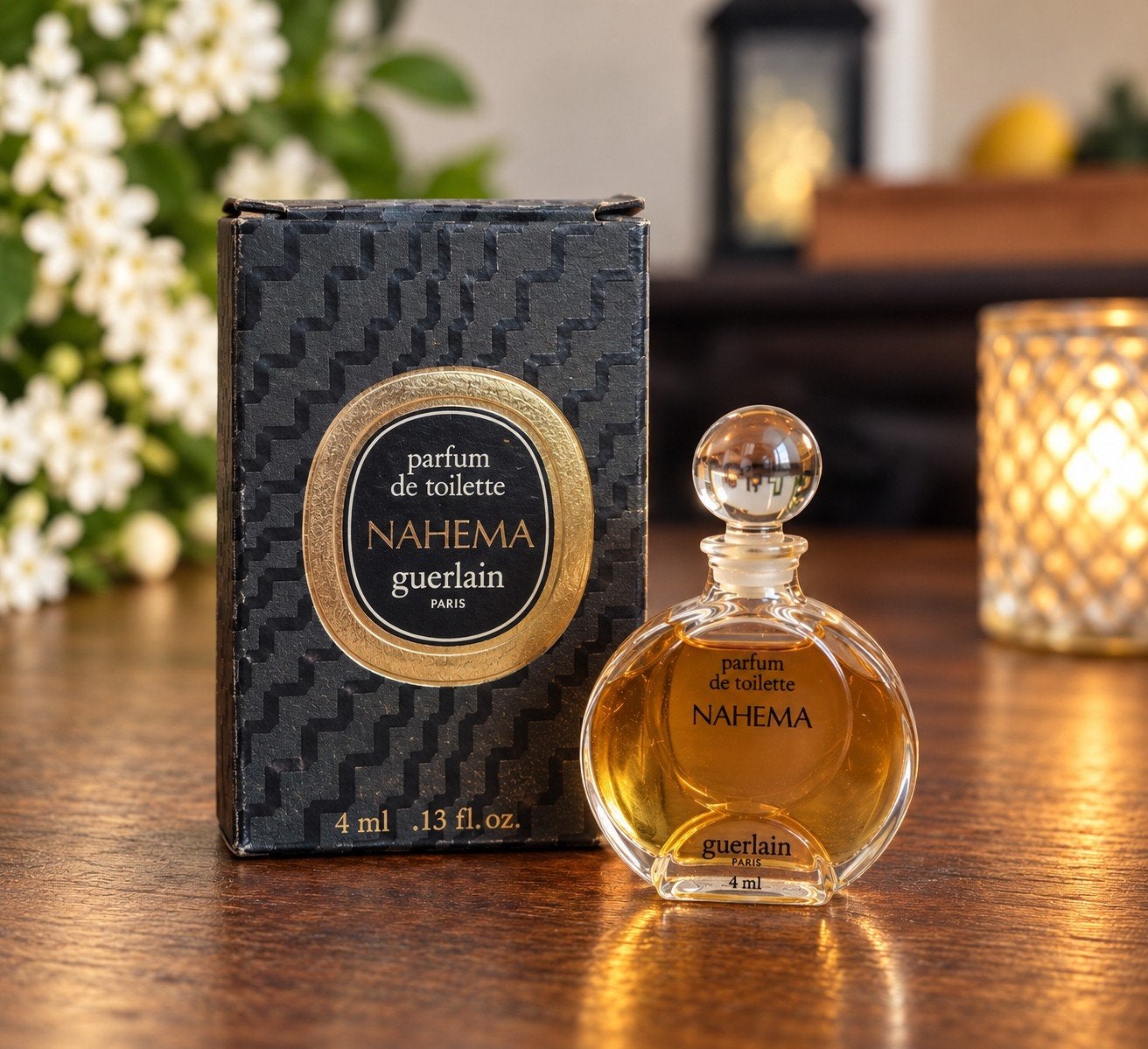 Guerlain Nahema Parfum Miniatuur / Zeldzaam, Ophalen of Verzenden, Zo goed als nieuw, Miniatuur, Gevuld