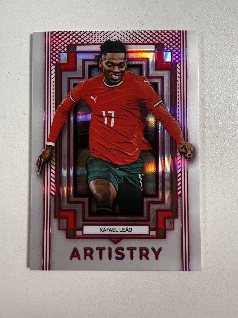 Rafael Leao /03 Artistry Futera Platinum 2025, Ophalen of Verzenden, Nieuw, Buitenlandse clubs, Poster, Plaatje of Sticker